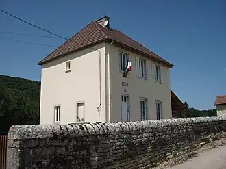 The town hall in Broissia