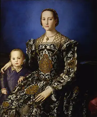 Bronzino, Eleanor of Toledo with her son Giovanni