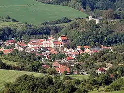 Brumov-Bylnice with the Brumov Castle