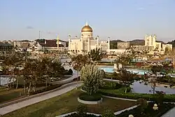 The mosque seen from Taman Mahkota Jubli Emas