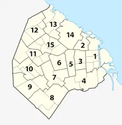 Location of Comuna 4