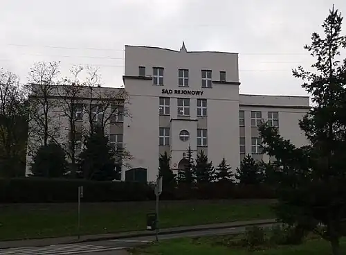 View from Grudziądzka street