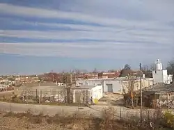 Buildings at the intersection of E. Wabash Avenue and W. Cold Spring Lane in Towanda-Grantley, Baltimore