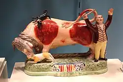 Bull baiting group, 1820-1830