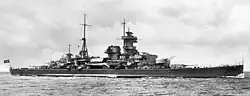 The heavy cruiser "Admiral Hipper"