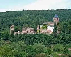 Zwingenberg Castle (also called the Zwingenburg) (Zwingenberg/Neckar)