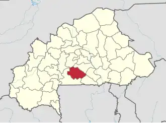 Location in Burkina Faso