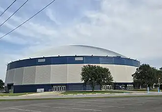 Burton Coliseum side view