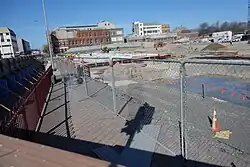 View of construction work