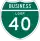 Interstate 40 Business marker