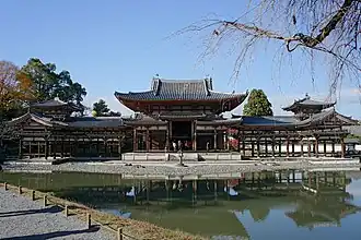 Phoenix Hall at Byōdō-in, Uji, Kyoto Built in 1053
