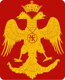 Double-headed eagle used by the Empire under the Palaiologos Dynasty