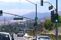 CA 14U along Sierra Highway in Santa Clarita