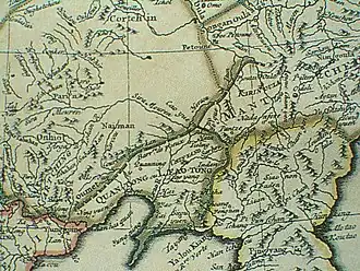 An early-18th-century French Jesuit map showing the Willow Palisade (Barriere de Pieux) surrounding Liaodong (Leao-tong), with an additional branch going northeast, to separate the Mongols and the Manchus