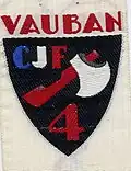 Insignia of CJF 4 (red).