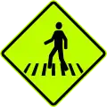 PO-8 Pedestrian crossing ahead