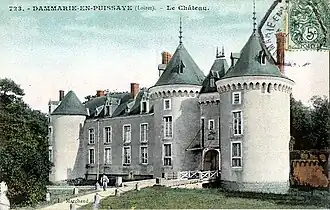 An old postcard view of the château