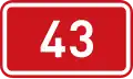 D43 Motorway shield}}