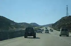 SR 52 westbound heading towards I-15