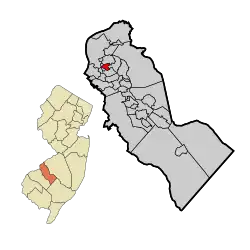 Oaklyn highlighted in Camden County
