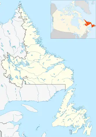 Cartwright LRR LAB-6 is located in Newfoundland and Labrador