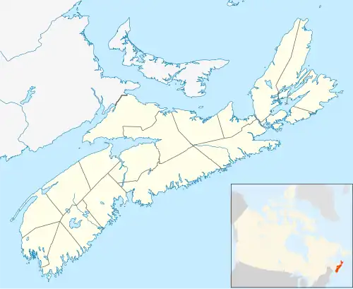 Springhill is located in Nova Scotia
