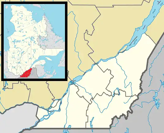 Courcelles is located in Southern Quebec