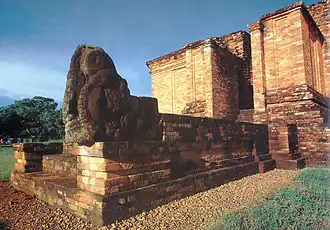 Candi Gumpung, a Buddhist temple at Muaro Jambi of Malayu Kingdom.