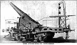 A mle 1916 in firing position.