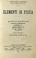Elementi di fisica, 1885
