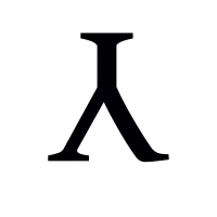 Capital letter turned y