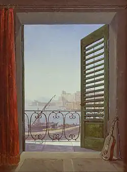 Balcony Room with a View of the Bay of Naples, 1829 or 1830.