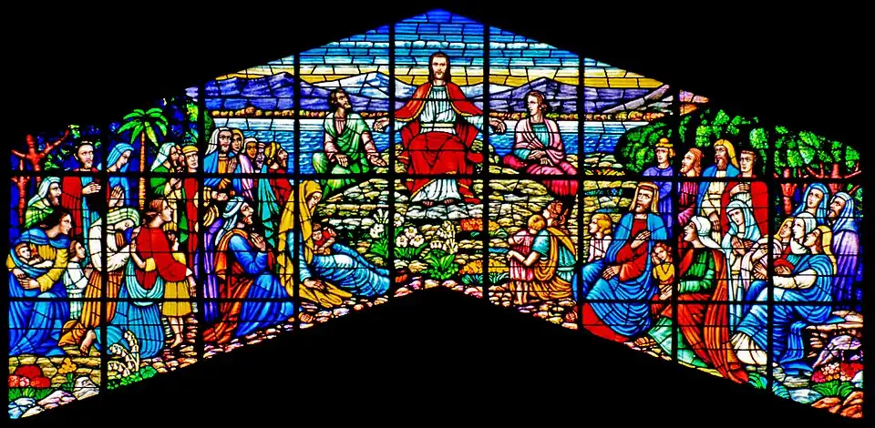 Christ Preaching to the Multitudes - Saratoga Federated Church, Saratoga