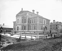 Foreground and Gaol, background, ca. 1875