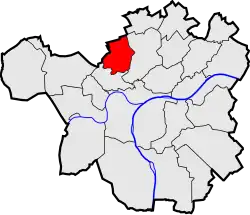 Location of Saint-Marc in Namur