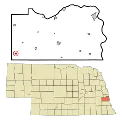 Location of Eagle, Nebraska
