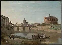 Castel Sant'Angelo, Rome (1830–32), Clark Art Institute, Williamstown, Massachusetts