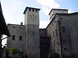 The castle at Torre Ratti