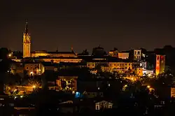 Panoramic view by night