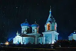 The monastery at night