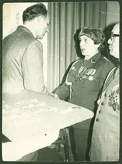 Ceremony of Cavalry cross award, 1980