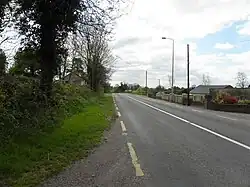 N87 road at Cavanagh townland, heading south-east