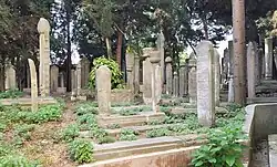 The cemetery near the mosque