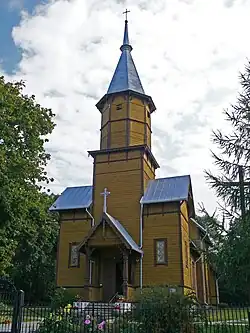View of the Church of the Transfiguration in Horbów