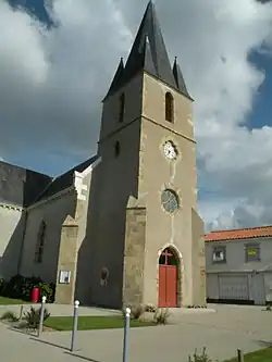 The church in Châteauneuf