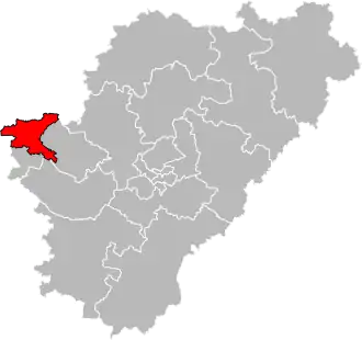 Situation of the canton of Cognac-1 in the department of Charente