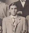 Charles Pillman with the British Isles team in 1910