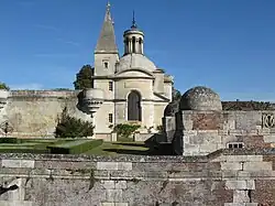 Side-view of the chapel