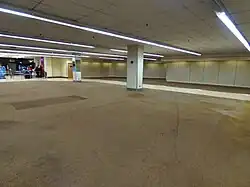 Empty interior of former Tesco building in Chatham