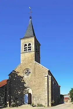 The church in Chaume-lès-Baigneux